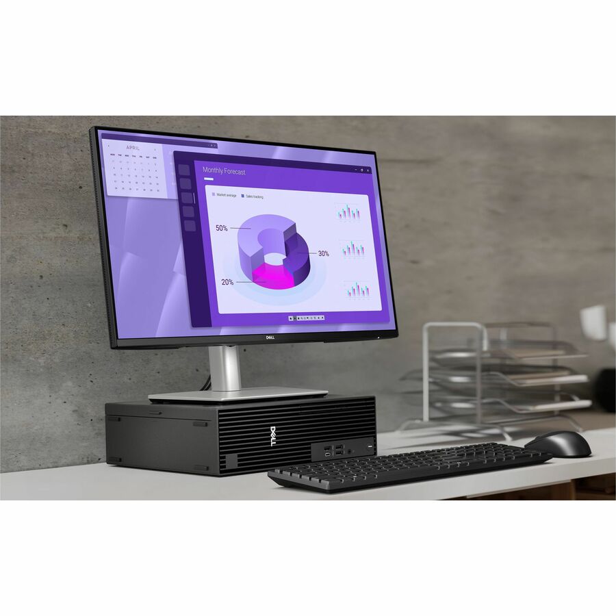 Alternate-Image3 Image for Dell Pro Slim Plus QBS1250 Desktop Computer - Intel Core Ultra 7 265 - 16 GB - 512 GB SSD - Slim PC - Standard Black