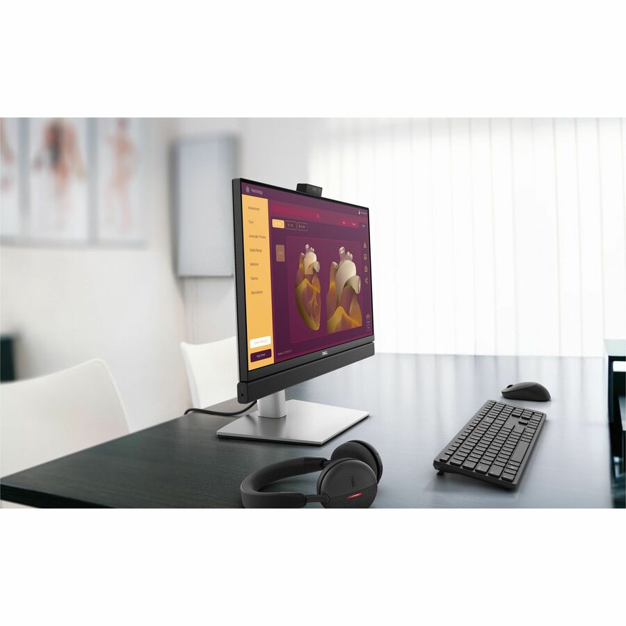 Life-Style Image for Dell Pro 24 QB24250 All-in-One Computer - Intel Core Ultra 5 245 - vPro Technology - 16 GB - 512 GB SSD - 23.8" Full HD Touchscreen - Desktop - Silver