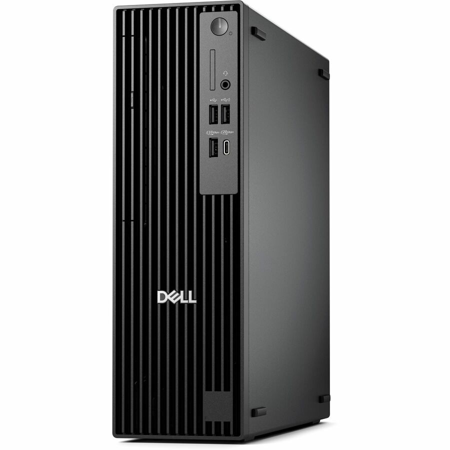 Left Image for Dell Pro Slim Plus QBS1250 Desktop Computer - Intel Core Ultra 7 265 - 16 GB - 512 GB SSD - Slim PC - Standard Black
