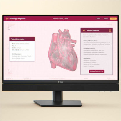 Alternate-Image5 Image for Dell Pro 24 QC24250 All-in-One Computer - Intel Core Ultra 7 265 - vPro Technology - 16 GB - 256 GB SSD - 23.8" Full HD - Desktop - Dark Gray