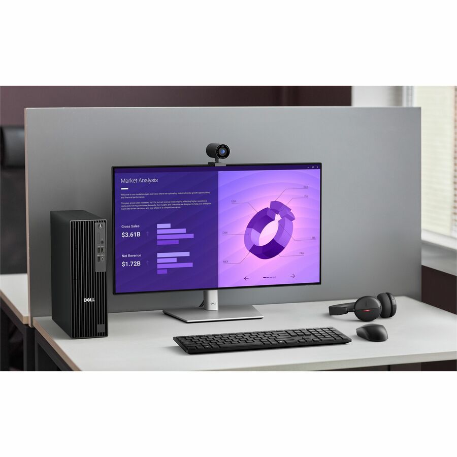 Alternate-Image4 Image for Dell Pro Slim Plus QBS1250 Desktop Computer - Intel Core Ultra 7 265 - vPro Technology - 16 GB - 512 GB SSD - Slim PC - Standard Black