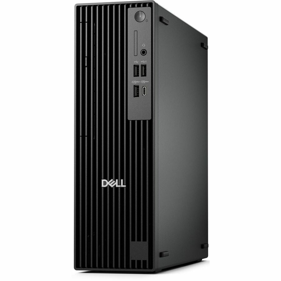 Left Image for Dell Pro Slim Plus QBS1250 Desktop Computer - Intel Core Ultra 7 265 - vPro Technology - 16 GB - 512 GB SSD - Slim PC - Standard Black