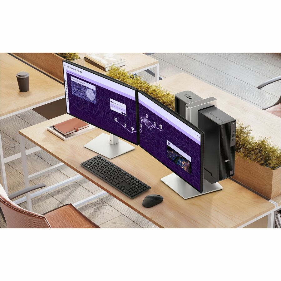 Alternate-Image1 Image for Dell Pro Slim Plus QBS1250 Desktop Computer - Intel Core Ultra 7 265 - vPro Technology - 16 GB - 512 GB SSD - Slim PC - Standard Black