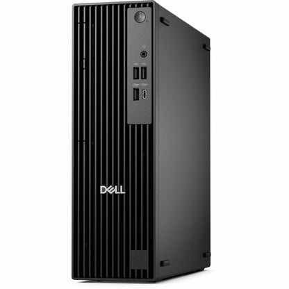 Left Image for Dell Pro QCS1255 Desktop Computer - AMD Ryzen 5 8500G - 16 GB - 512 GB SSD - Slim PC - Standard Black