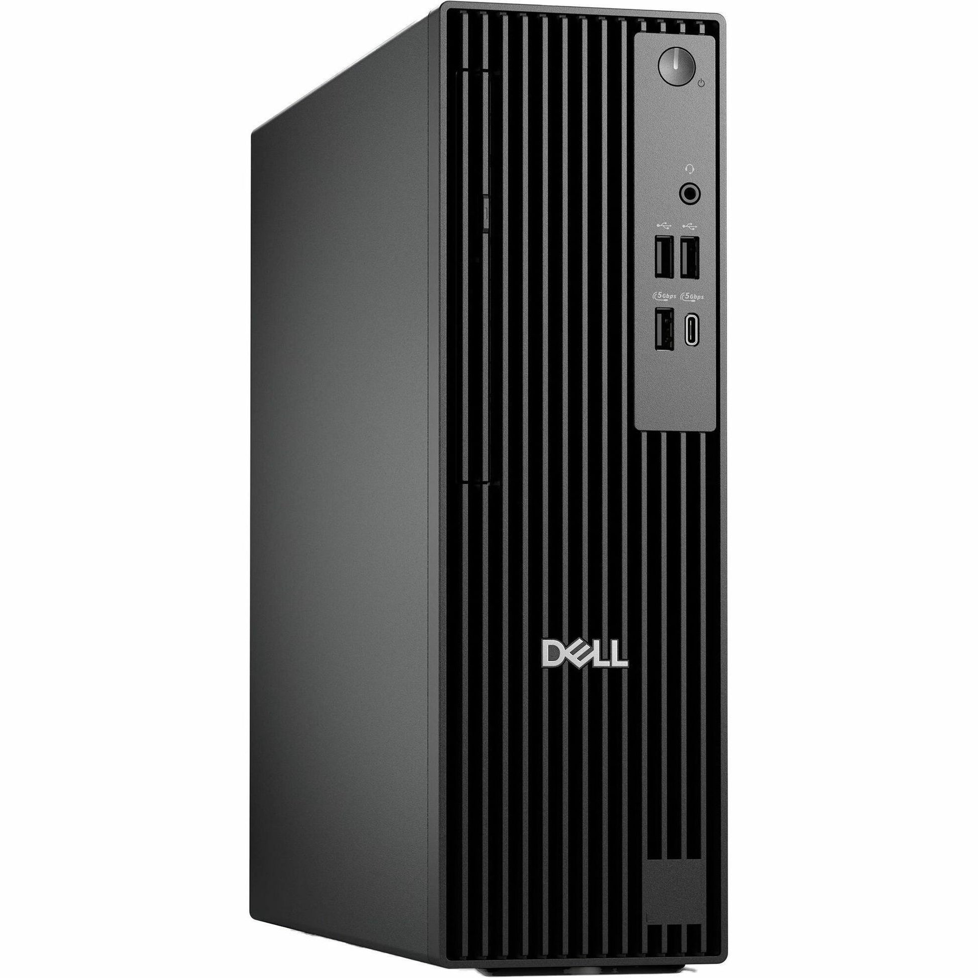 Main Image for Dell Pro QCS1255 Desktop Computer - AMD Ryzen 5 PRO 8500G - 16 GB - 512 GB SSD - Slim PC - Standard Black