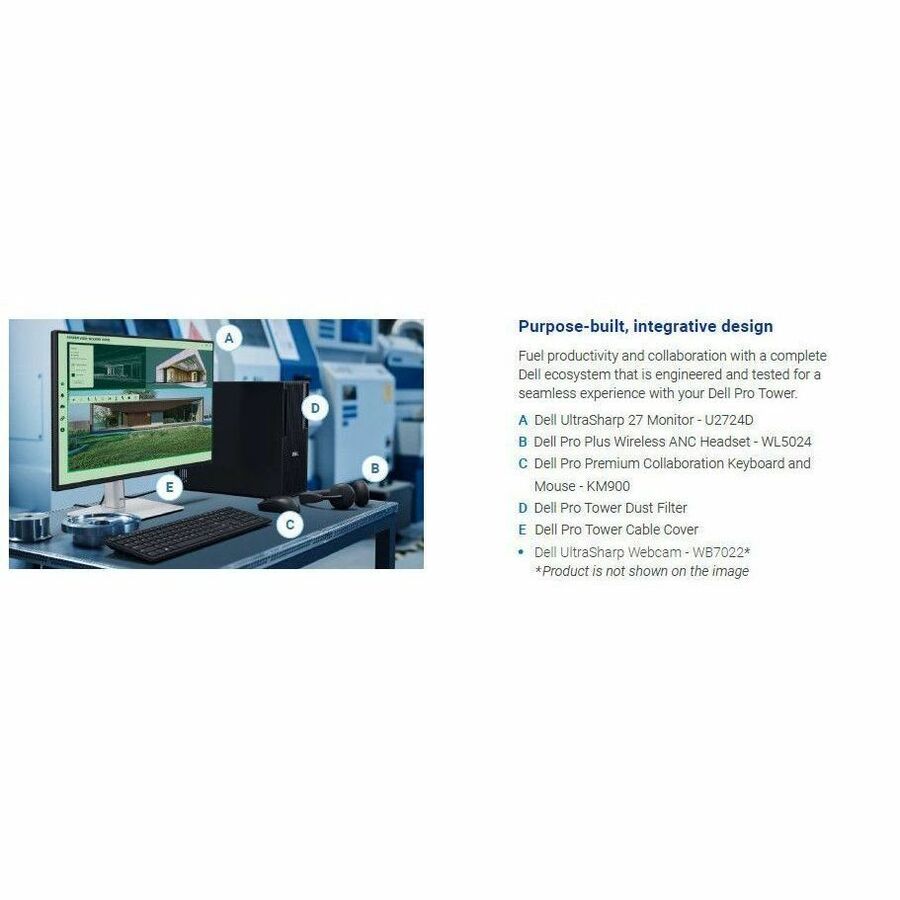 Alternate-Image8 Image for Dell Pro Tower QCT1255 Desktop Computer - AMD Ryzen 5 8500G - 16 GB - 512 GB SSD - Tower