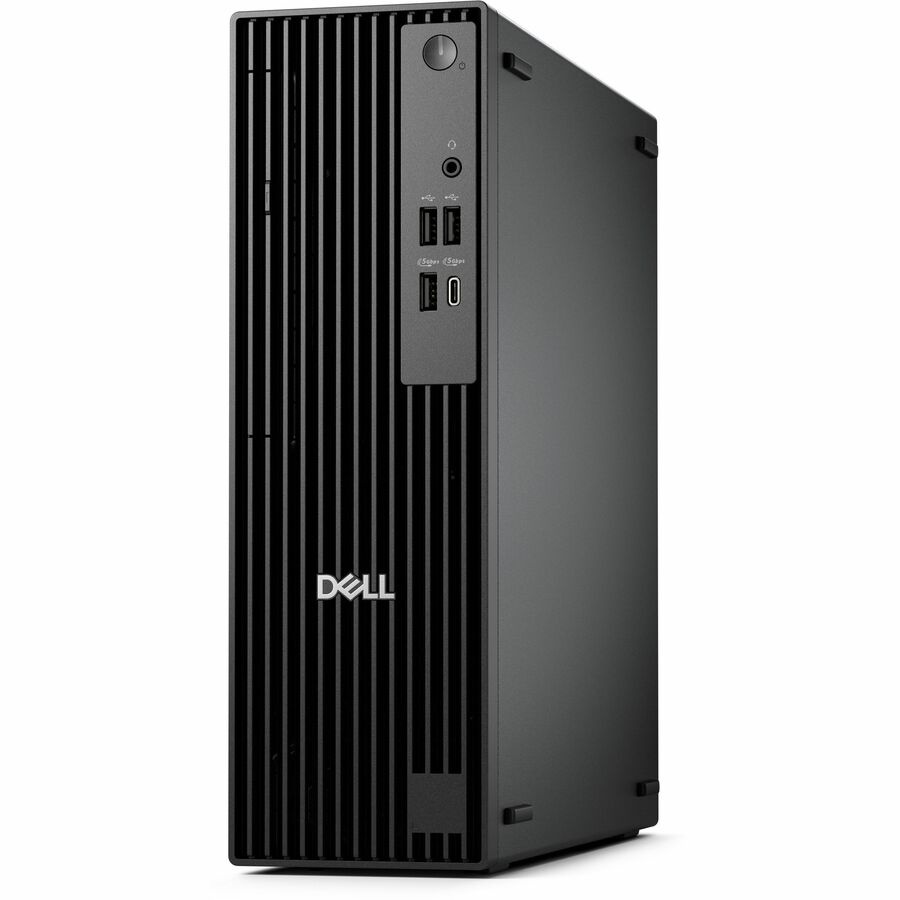 Bottom Image for Dell Pro QCS1250 Desktop Computer - Intel Core Ultra 5 235 - 16 GB - 512 GB SSD - Slim PC - Standard Black