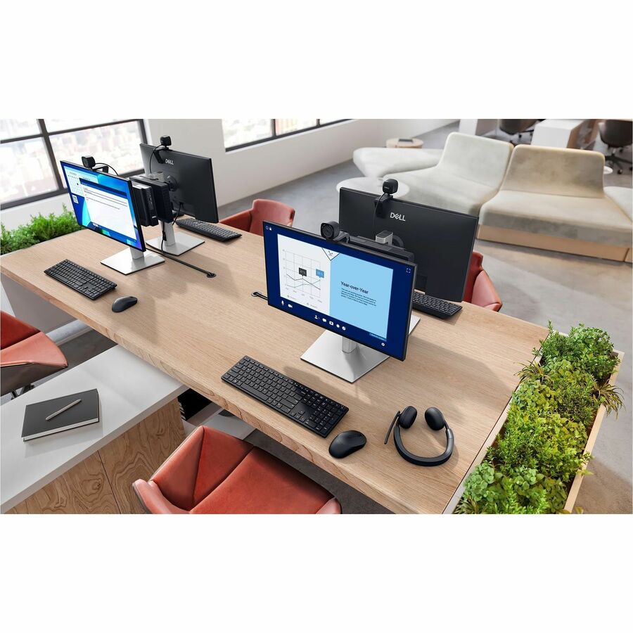 Life-Style Image for Dell Pro QBM1250 Desktop Computer - Intel Core Ultra 5 235 - vPro Technology - 16 GB - 256 GB SSD - Micro PC - Black