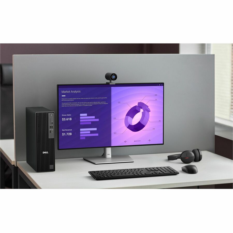Alternate-Image1 Image for Dell Pro QCS1250 Desktop Computer - Intel Core i5 14th Gen i5-14500 - 8 GB - 256 GB SSD - Slim PC - Standard Black