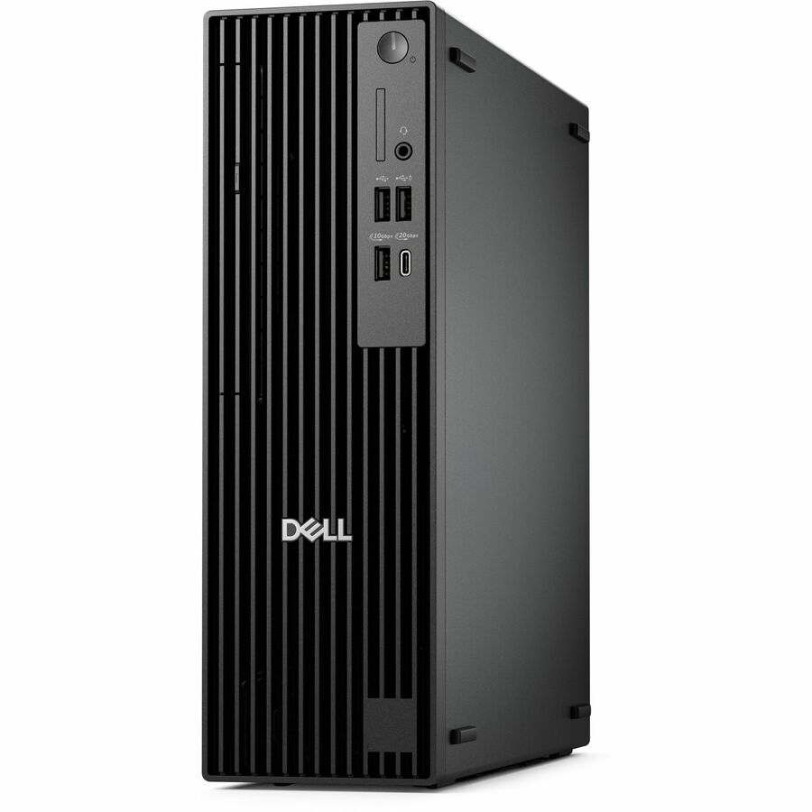 Left Image for Dell Pro Slim Plus QBS1250 Desktop Computer - Intel Core Ultra 7 265 - 32 GB - 512 GB SSD - Slim PC - Standard Black
