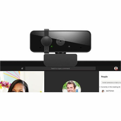 Alternate-Image2 Image for Lenovo Essential Webcam - 30 fps - Black - USB 2.0 Type A - 1 Pack(s)
