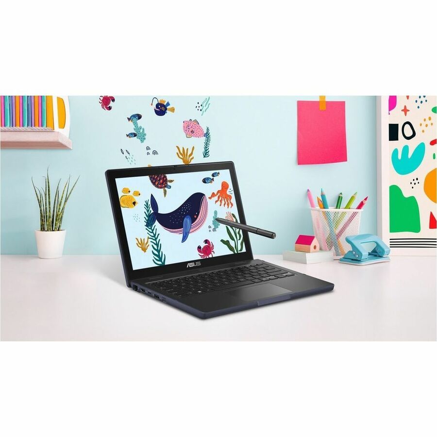 Alternate-Image7 Image for Asus BR1204C BR1204CTA-YS24 12.2" Rugged Notebook - WUXGA - Intel N-Series N250 - 8 GB - Mineral Gray