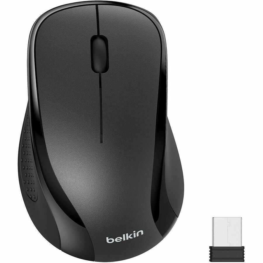 Alternate-Image5 Image for Belkin Wireless Keyboard and Mouse Combo for Windows OS - Full Size Keyboard w/ Number Pad - Black