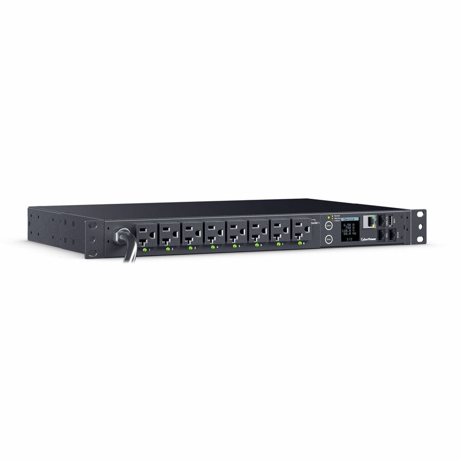 Alternate-Image2 Image for CyberPower PDU41023 Single Phase 100 - 120 VAC 30A Switched PDU