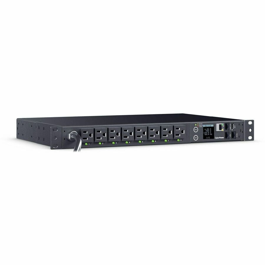 Alternate-Image2 Image for CyberPower PDU41021 Single Phase 100 - 120 VAC 15A Switched PDU