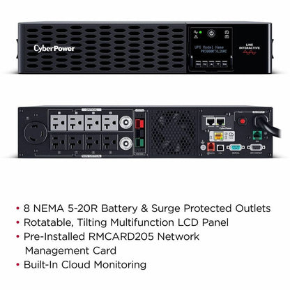 Alternate-Image5 Image for CyberPower PR3000RTXL2UCN Smart App Sinewave UPS Systems