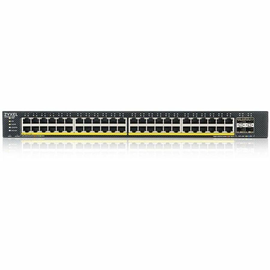 Alternate-Image2 Image for ZYXEL 48-port GbE PoE Lite-L3 Smart Managed Switch with 4 10G Uplink