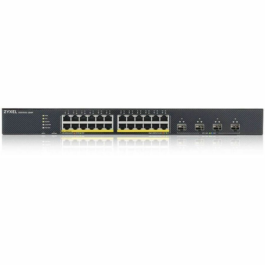 Alternate-Image2 Image for ZYXEL 24-port GbE PoE Lite-L3 Smart Managed Switch with 4 10G Uplink