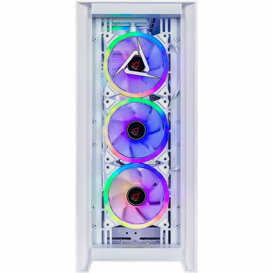 Alternate-Image1 Image for CLX SET TGMSETRTU5303WM Gaming Desktop Computer - AMD Ryzen 9 9900X - 32 GB - 2 TB SSD - Mid-tower - White