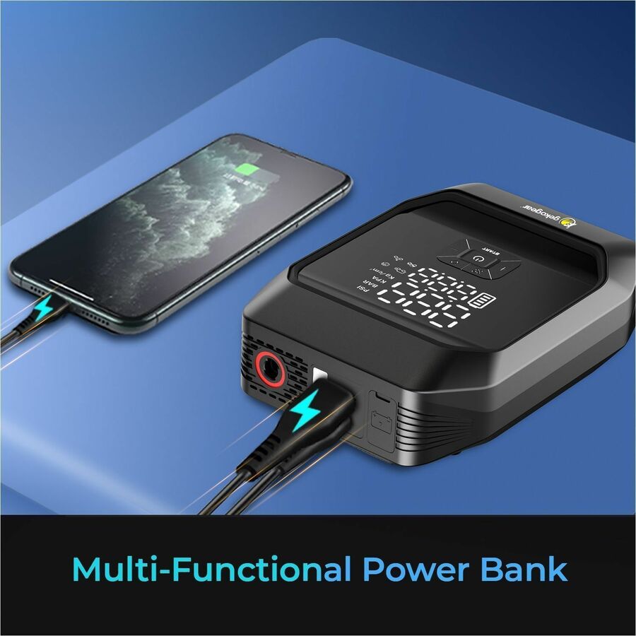 Alternate-Image3 Image for GekoGear AirFlux 300 - 2-in-1 Portable Air Pump & Jump Starter