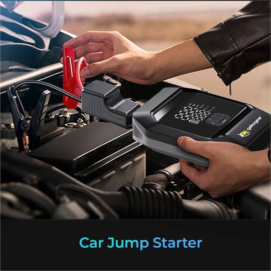 Life-Style Image for GekoGear AirFlux 300 - 2-in-1 Portable Air Pump & Jump Starter
