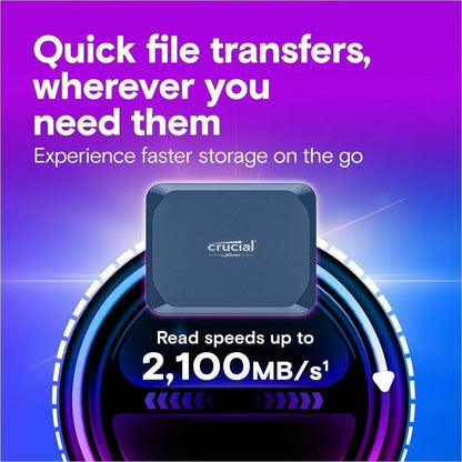 Alternate-Image3 Image for Crucial X10 4 TB Portable Solid State Drive - External