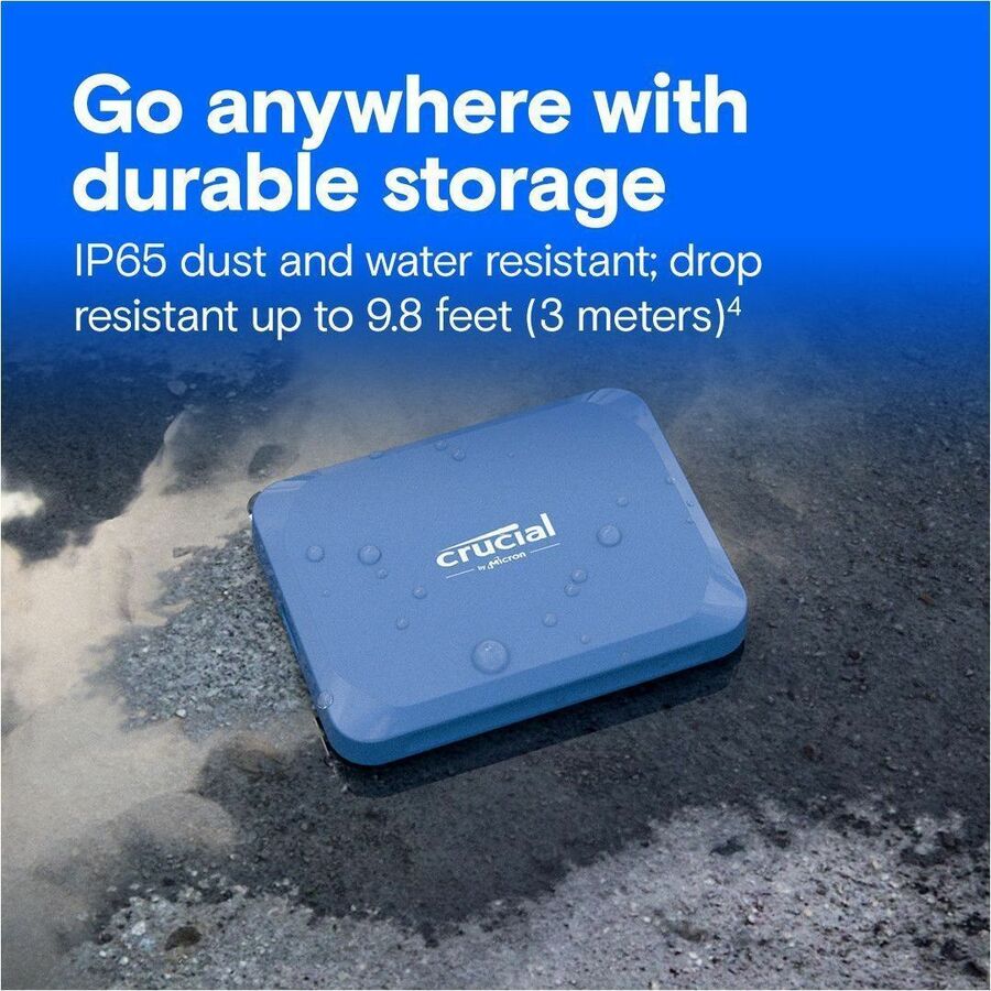 Alternate-Image3 Image for Crucial X10 6 TB Portable Solid State Drive - External