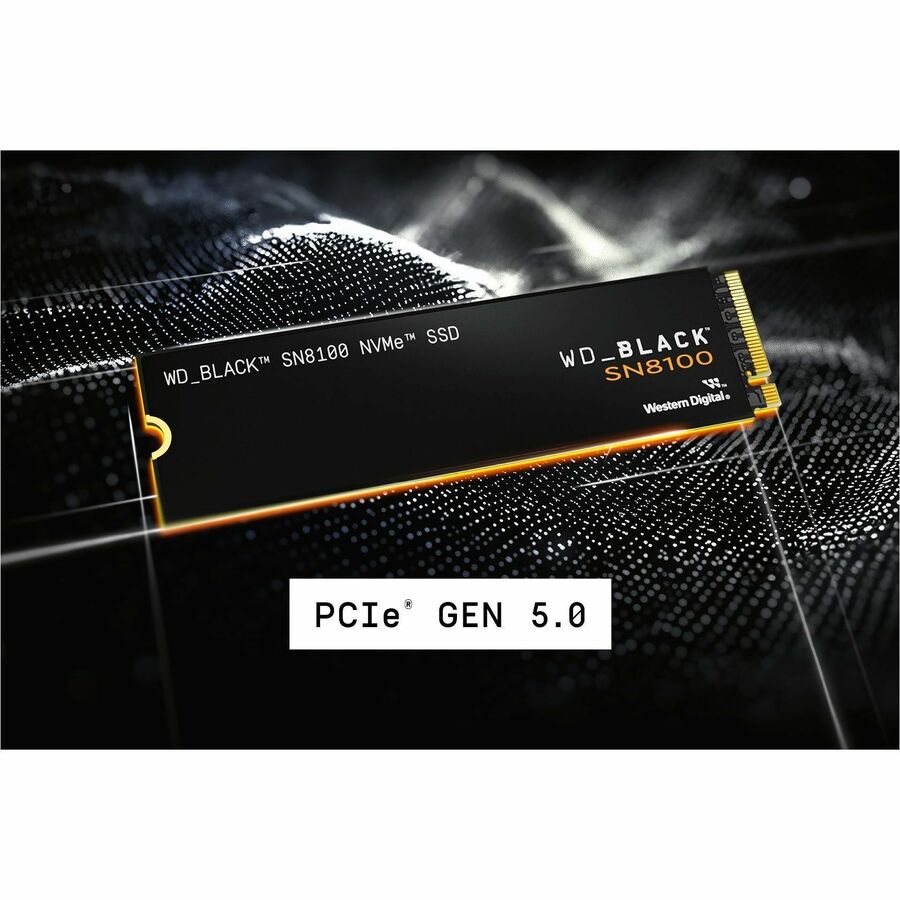 Alternate-Image4 Image for Western Digital Black SN8100 WDS200T1X0M-00CMT0 2 TB Solid State Drive - M.2 2280 Internal - PCI Express NVMe (PCI Express NVMe 5.0 x4)