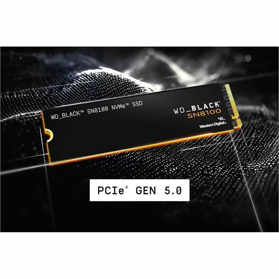 Alternate-Image2 Image for Western Digital Black SN8100 WDS100T1X0M-00CMT0 1 TB Solid State Drive - M.2 2280 Internal - PCI Express NVMe (PCI Express NVMe 5.0 x4)