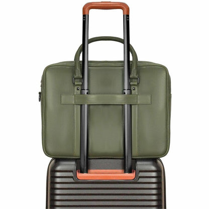 Alternate-Image3 Image for Champs Onyx Carrying Case (Briefcase) for 11" to 15.6" Notebook - Khaki