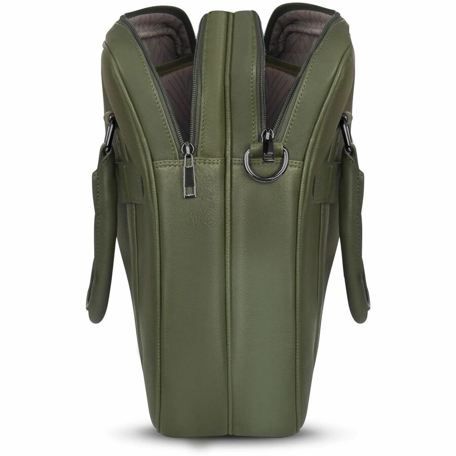 Alternate-Image2 Image for Champs Onyx Carrying Case (Briefcase) for 11" to 15.6" Notebook - Khaki