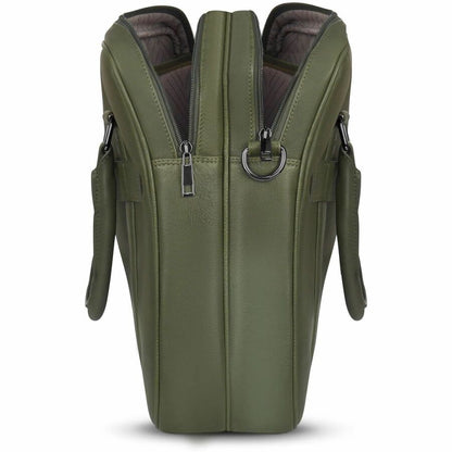 Alternate-Image2 Image for Champs Onyx Carrying Case (Briefcase) for 11" to 15.6" Notebook - Khaki