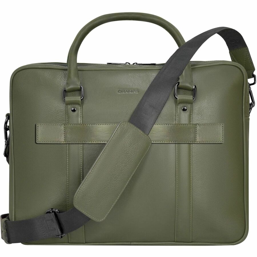 Rear Image for Champs Onyx Carrying Case (Briefcase) for 11" to 15.6" Notebook - Khaki
