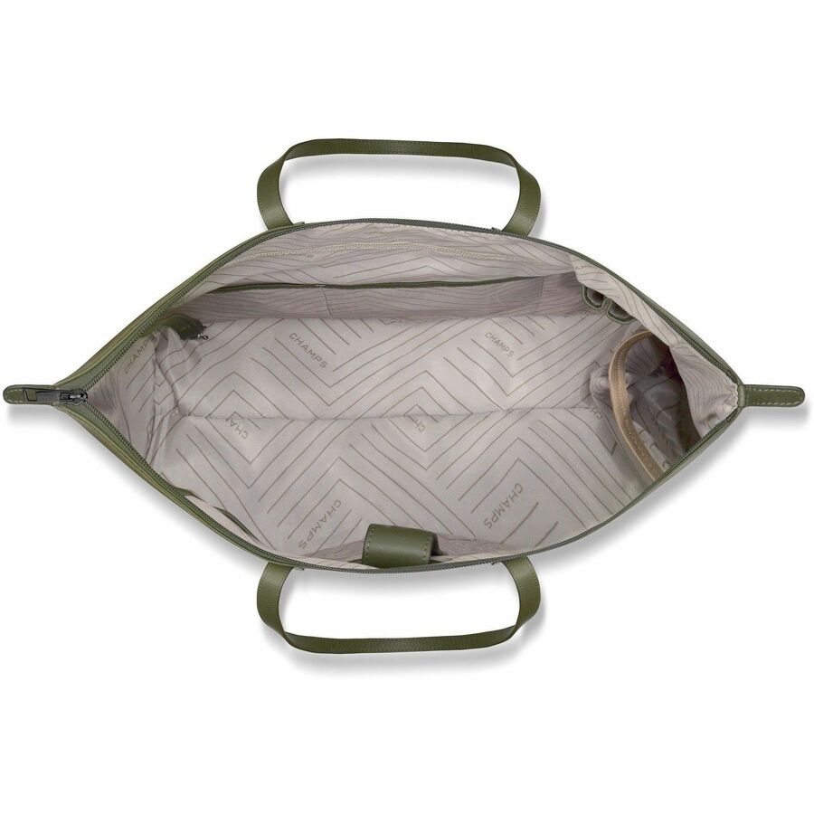 Alternate-Image1 Image for Champs Onyx Carrying Case (Tote) for 11" to 15.6" Notebook - Khaki