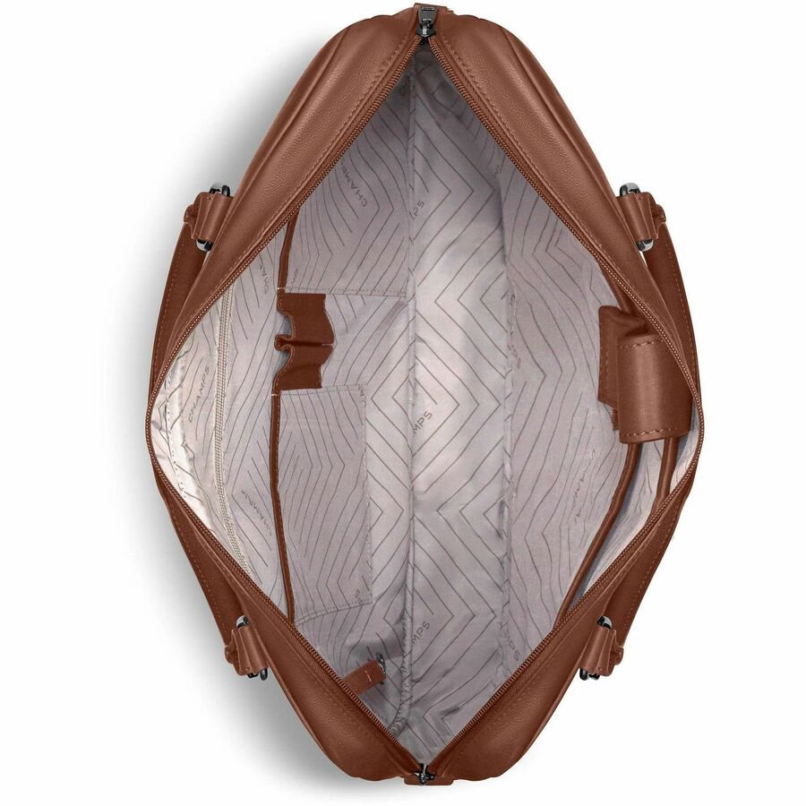 Alternate-Image2 Image for Champs Onyx Carrying Case (Briefcase) for 11" to 15.6" Notebook - Brown