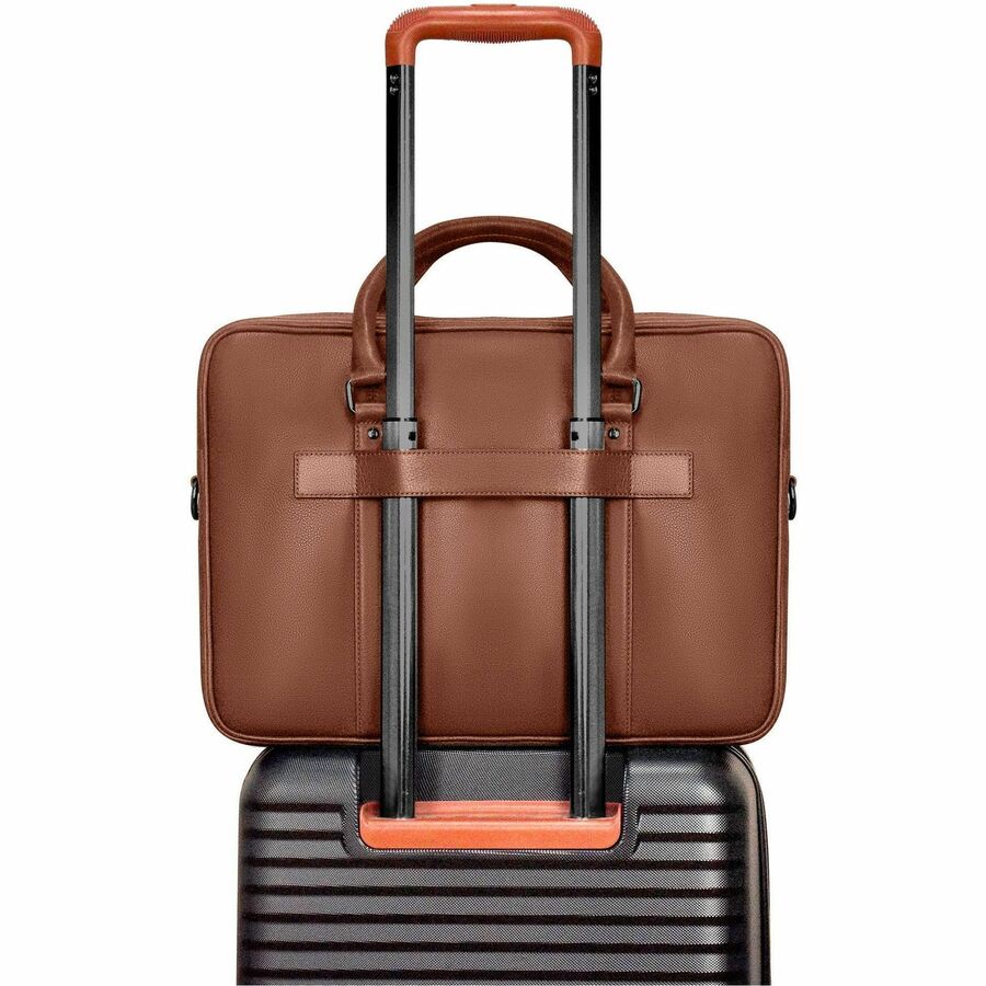 Alternate-Image4 Image for Champs Onyx Carrying Case (Briefcase) for 11" to 15.6" Notebook - Brown