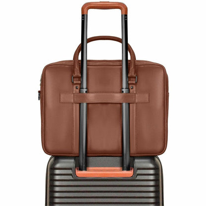 Alternate-Image4 Image for Champs Onyx Carrying Case (Briefcase) for 11" to 15.6" Notebook - Brown