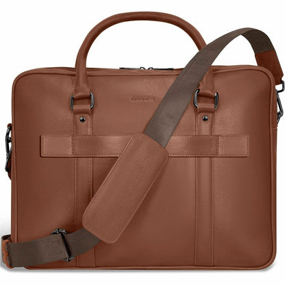 Rear Image for Champs Onyx Carrying Case (Briefcase) for 11" to 15.6" Notebook - Brown