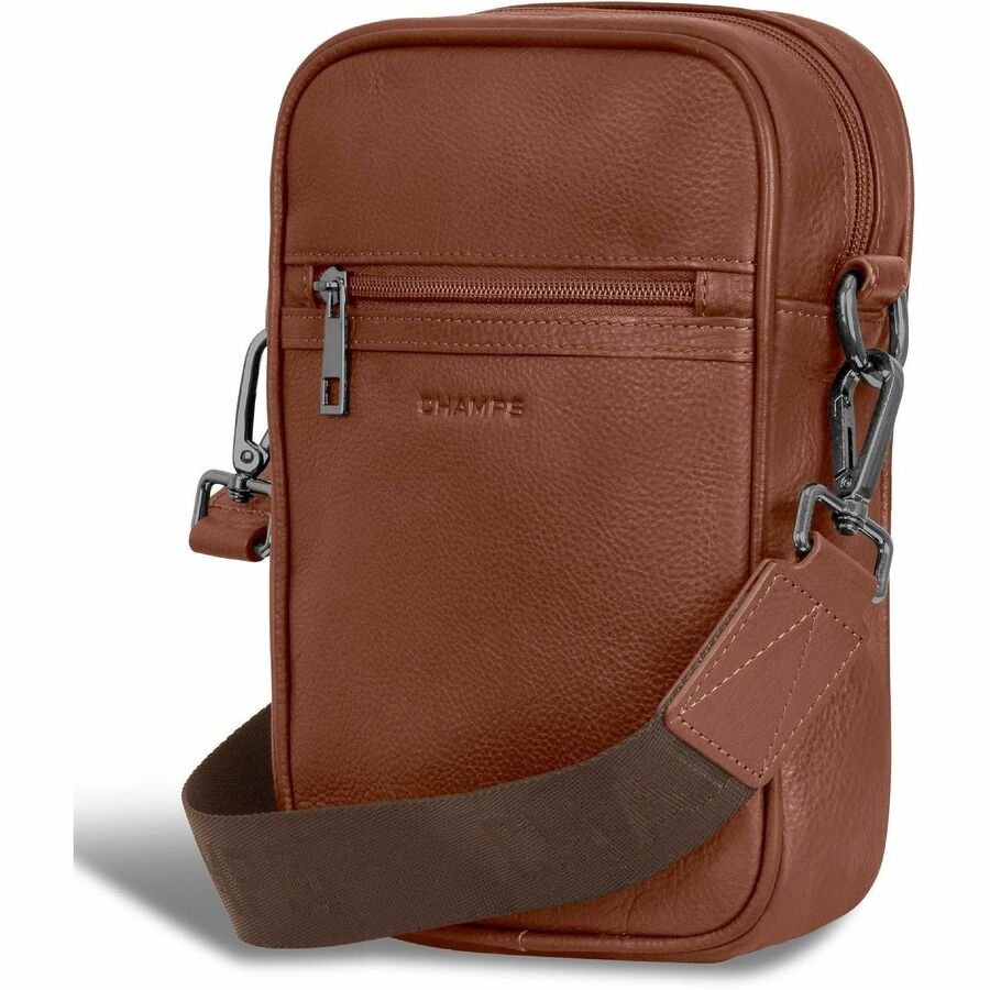 Left Image for Champs Onyx Carrying Case Accessories - Brown