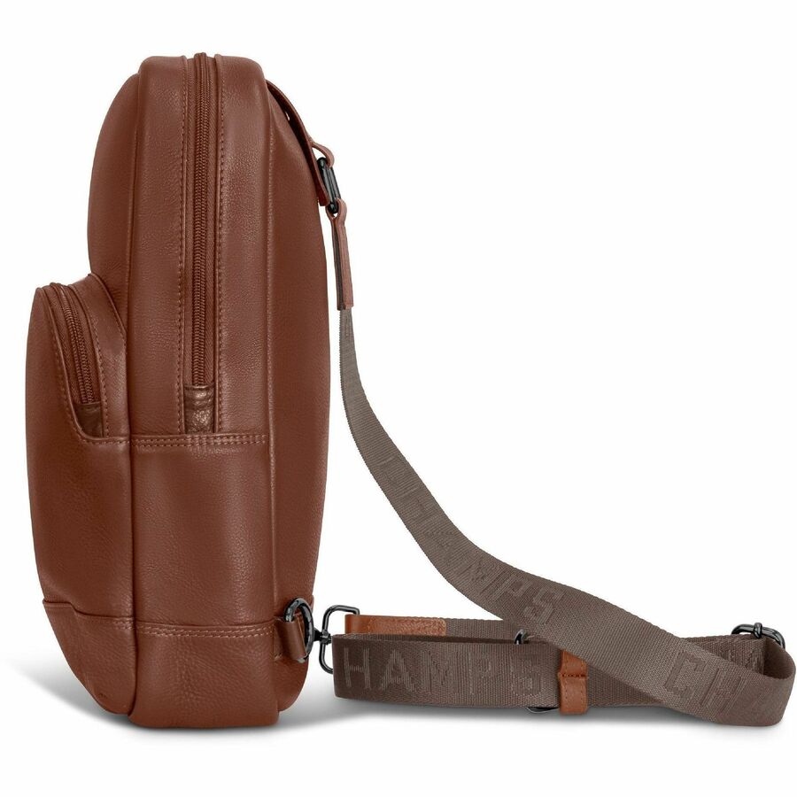 Left Image for Champs Onyx Carrying Case (Sling) - Brown