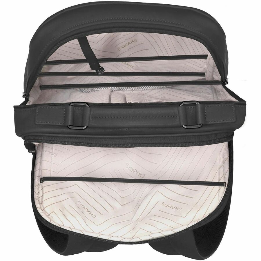 Alternate-Image3 Image for Champs Onyx Carrying Case (Backpack) for 11" to 15.6" Notebook - Black