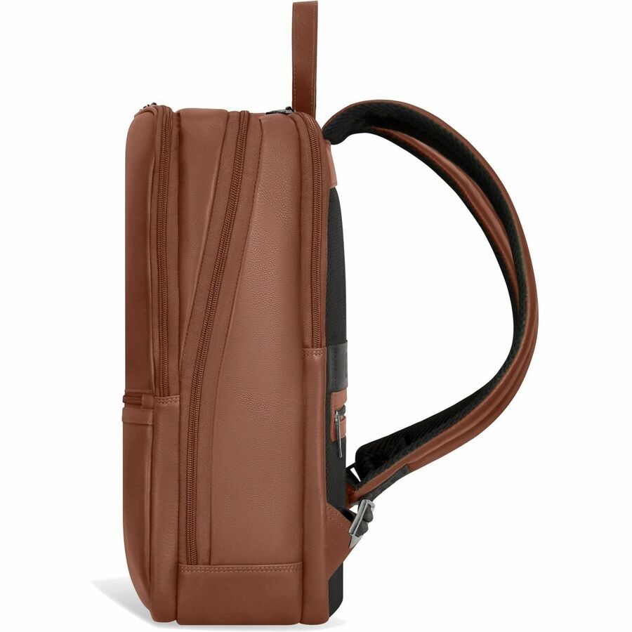 Left Image for Champs Onyx Carrying Case (Backpack) for 11" to 15.6" Notebook - Brown