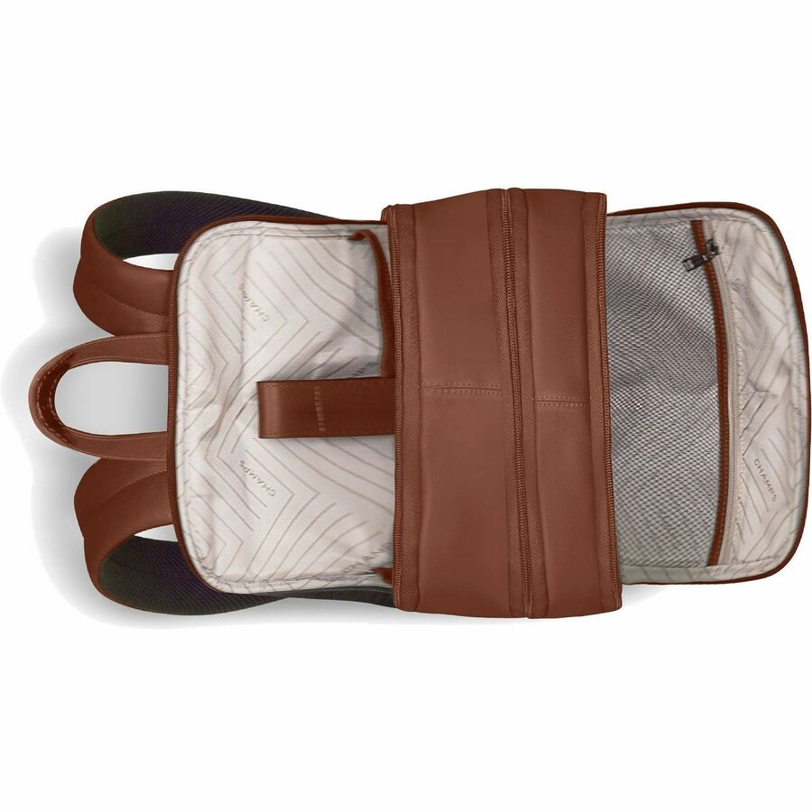 Alternate-Image1 Image for Champs Onyx Carrying Case (Backpack) for 11" to 15.6" Notebook - Brown
