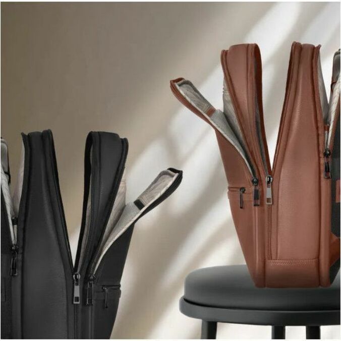 Alternate-Image6 Image for Champs Onyx Carrying Case (Backpack) for 11" to 15.6" Notebook - Brown