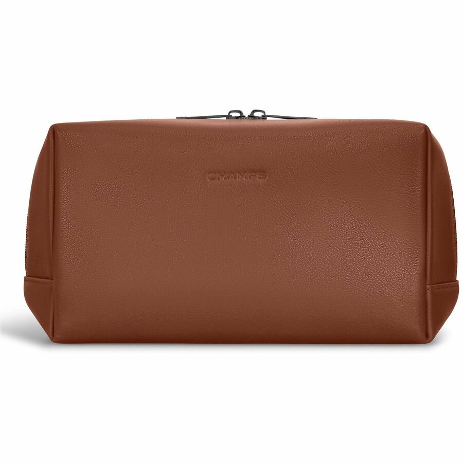 Front Image for Champs Onyx Carrying Case Toiletries - Brown