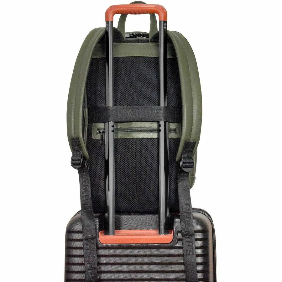 Alternate-Image2 Image for Champs Onyx Carrying Case (Backpack) for 11" to 15.6" Notebook - Khaki