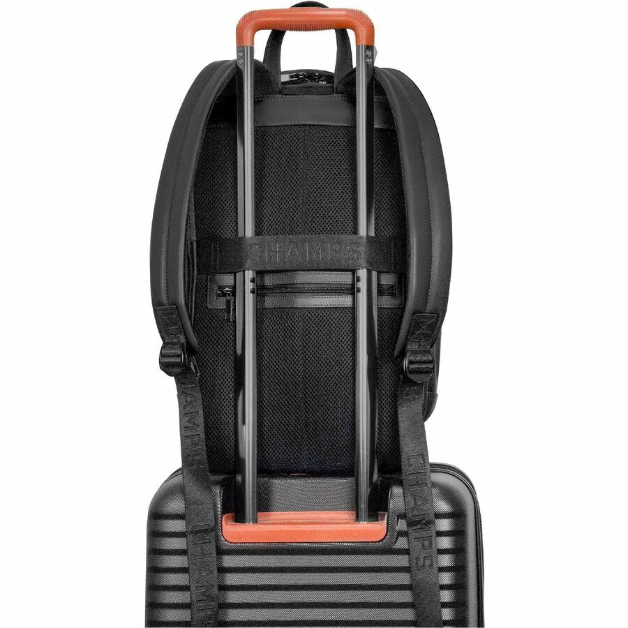 Alternate-Image3 Image for Champs Onyx Carrying Case (Backpack) for 11" to 15.6" Notebook - Black