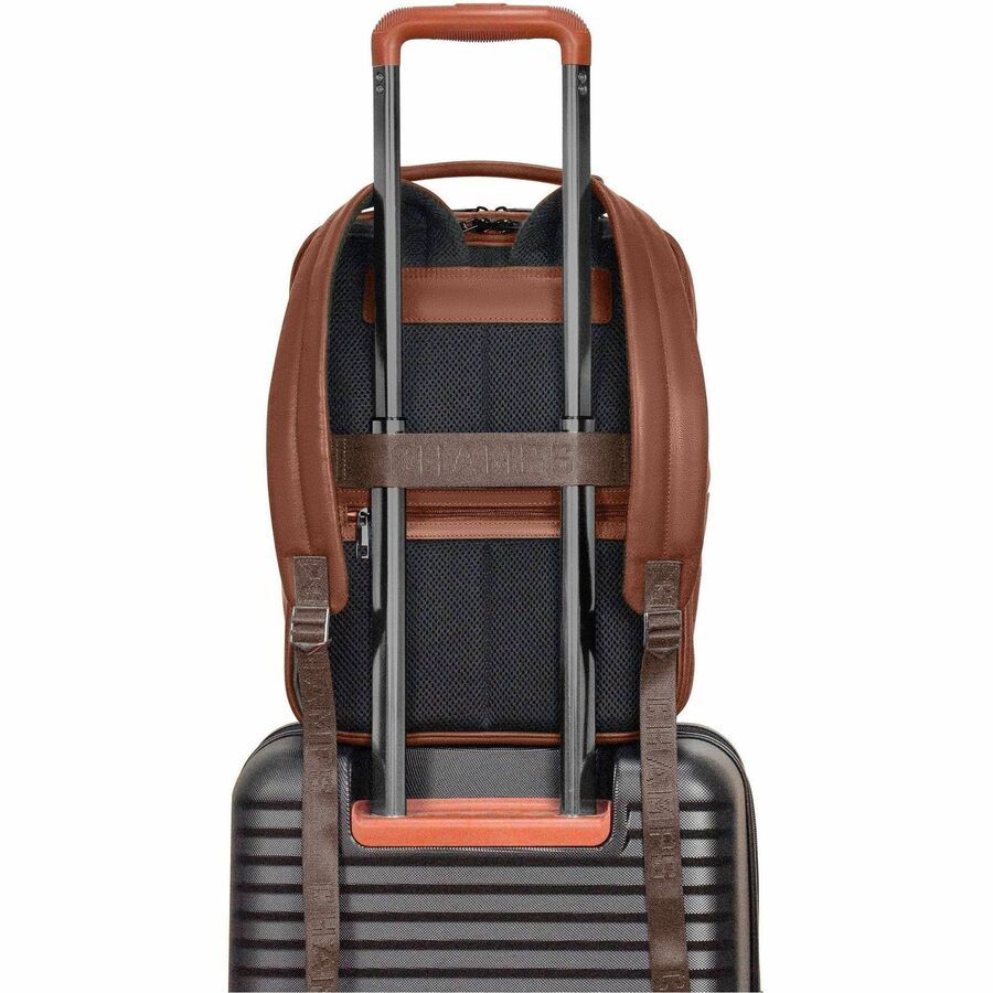 Alternate-Image4 Image for Champs Onyx Carrying Case (Backpack) for 11" to 15.6" Notebook - Brown