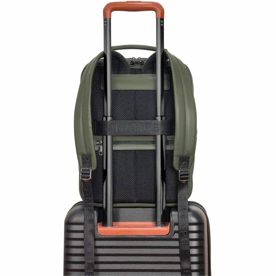 Alternate-Image3 Image for Champs Onyx Carrying Case (Backpack) for 11" to 15.6" Notebook - Khaki