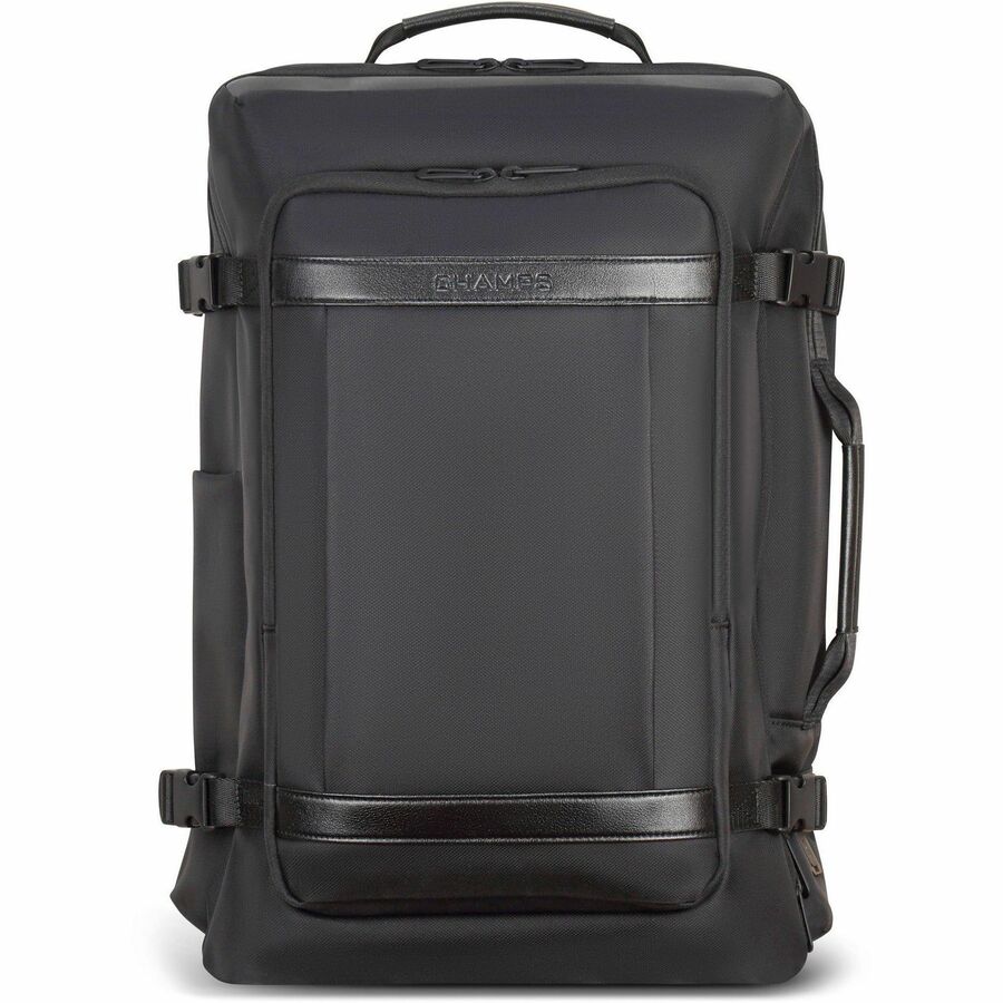 Front Image for Champs Onyx Carrying Case Rugged (Backpack) for 11" to 17" Travel - Black